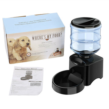 5.5L Automatic Pet Feeder Cat Dog Smart Food Dispenser Self Feeding Meal Bottle Unbranded